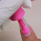 Kiara Sky Gel Pro HFG067 Royal Gossip applied to nail