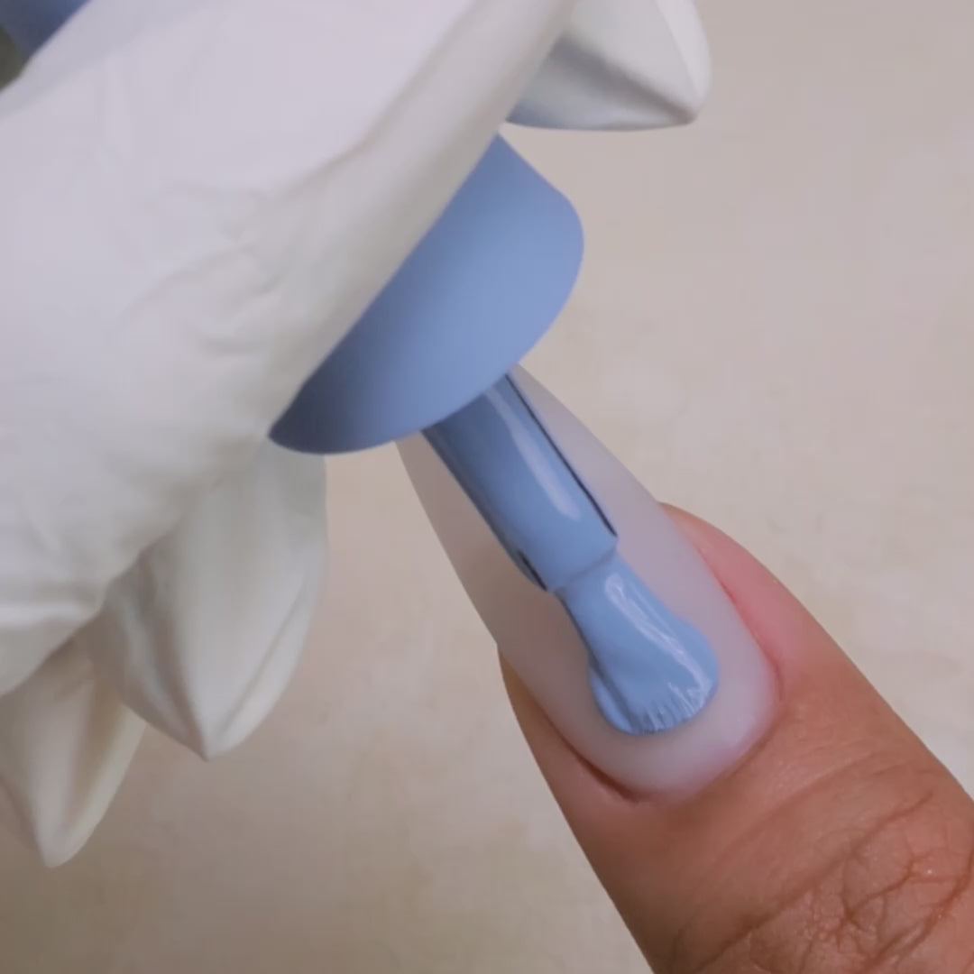 Kiara Sky Gel Pro Muted Blue HFG074 Gel Polish swatch
