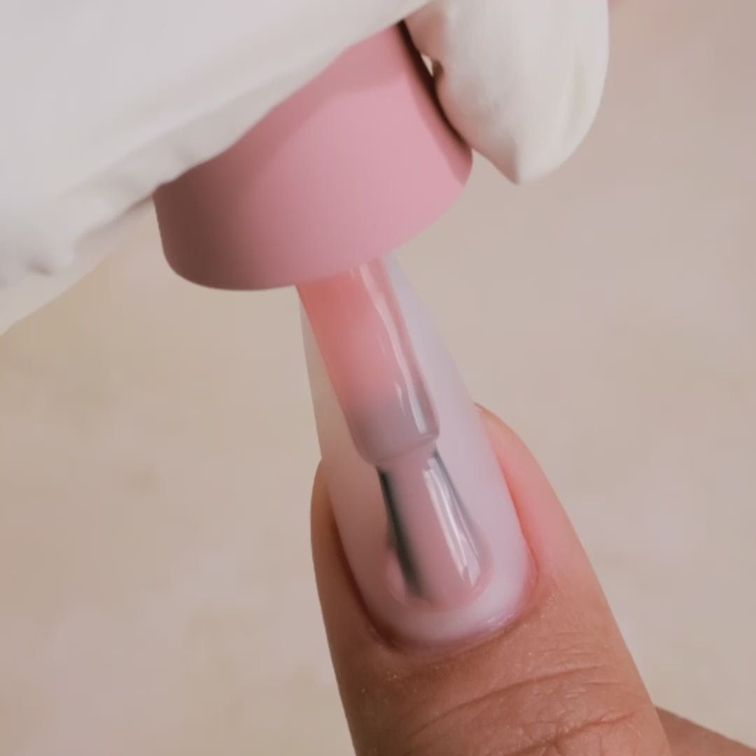 Kiara Sky Gel Pro HFG010 Blush Crush applied to nail