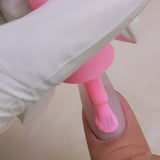 Kiara Sky Gel Pro The Missing Pink HFG061 Gel Polish applied to nail