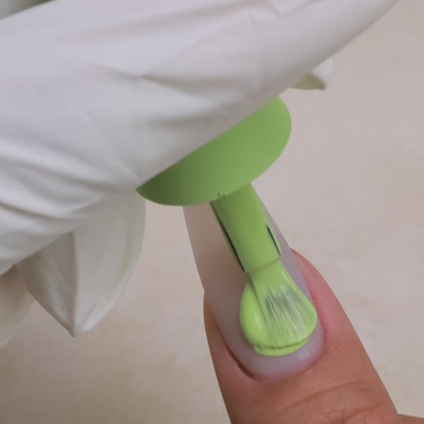 Kiara Sky Gel Pro Pistachio Pop HFG042 Gel Polish applied to nail