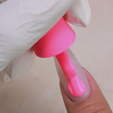 Kiara Sky Gel Pro HFG066 Hot Shot applied to nail