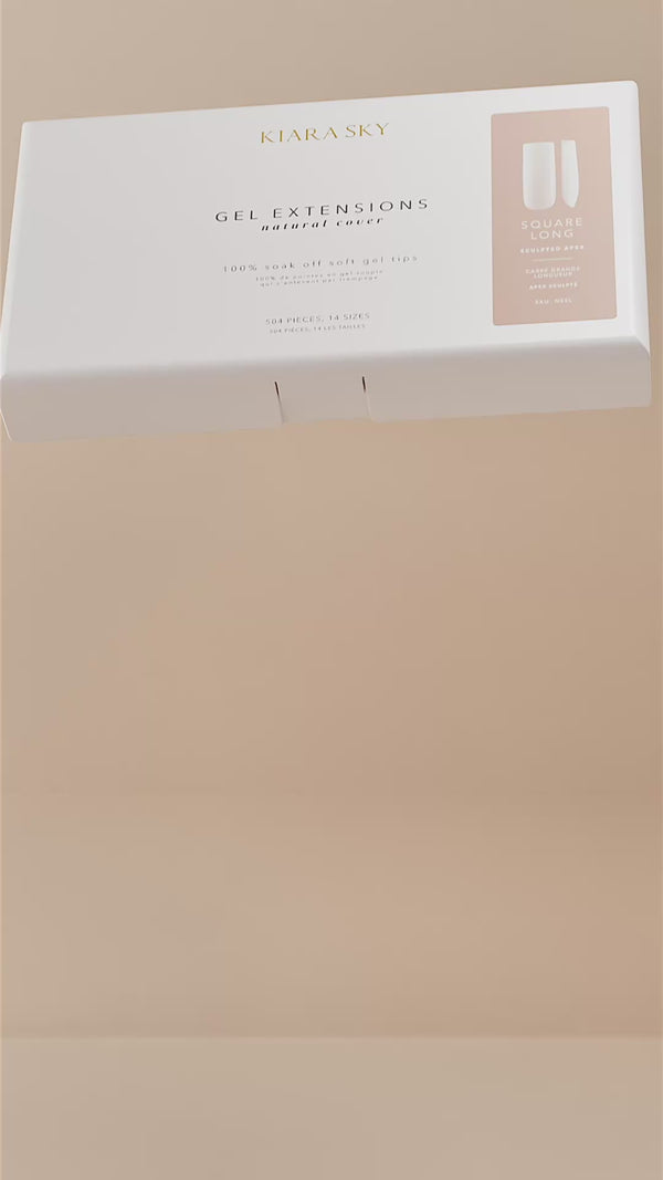 GEL EXTENSIONS NATURAL COVER video