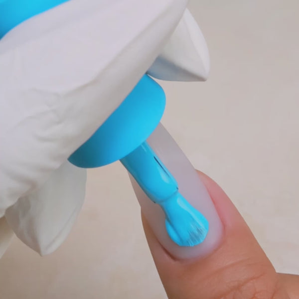 Kiara Sky Gel Pro HFG075 Light It Be applied to nail