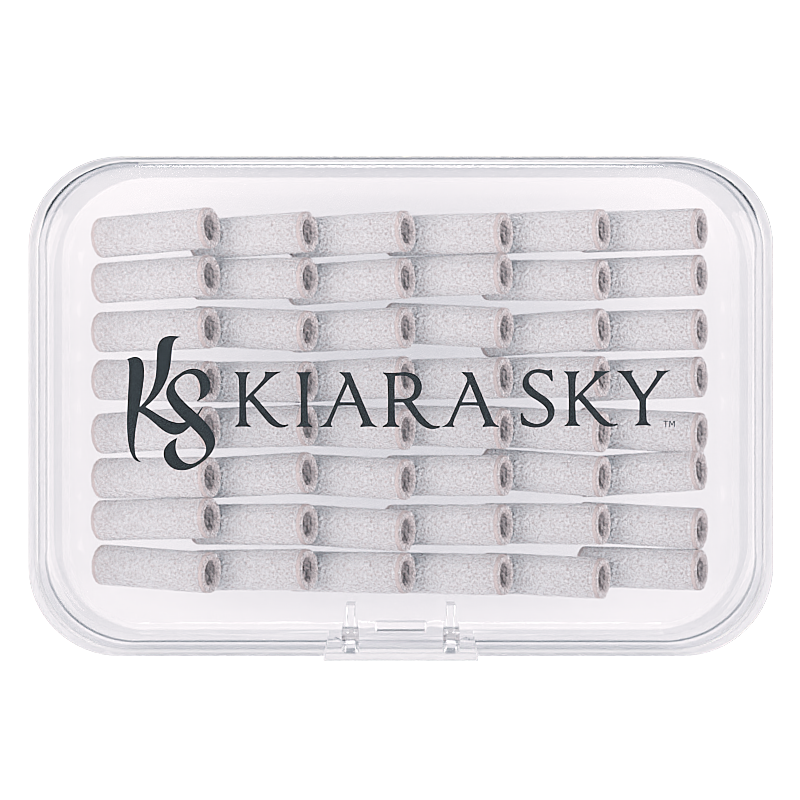 Kiara Sky 50 Ct. Small Sanding Band Coarse - White