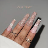Kiara Sky Cake It Easy DiamondFx Gel Polish on nails