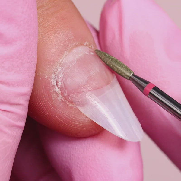 Kiara Sky Flame Coarse Drill Bit in use