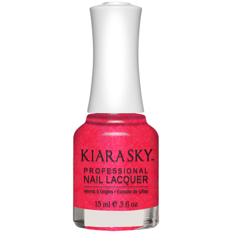 Pink Up The Pace | Hot Pink Nail Lacquer | Kiara Sky