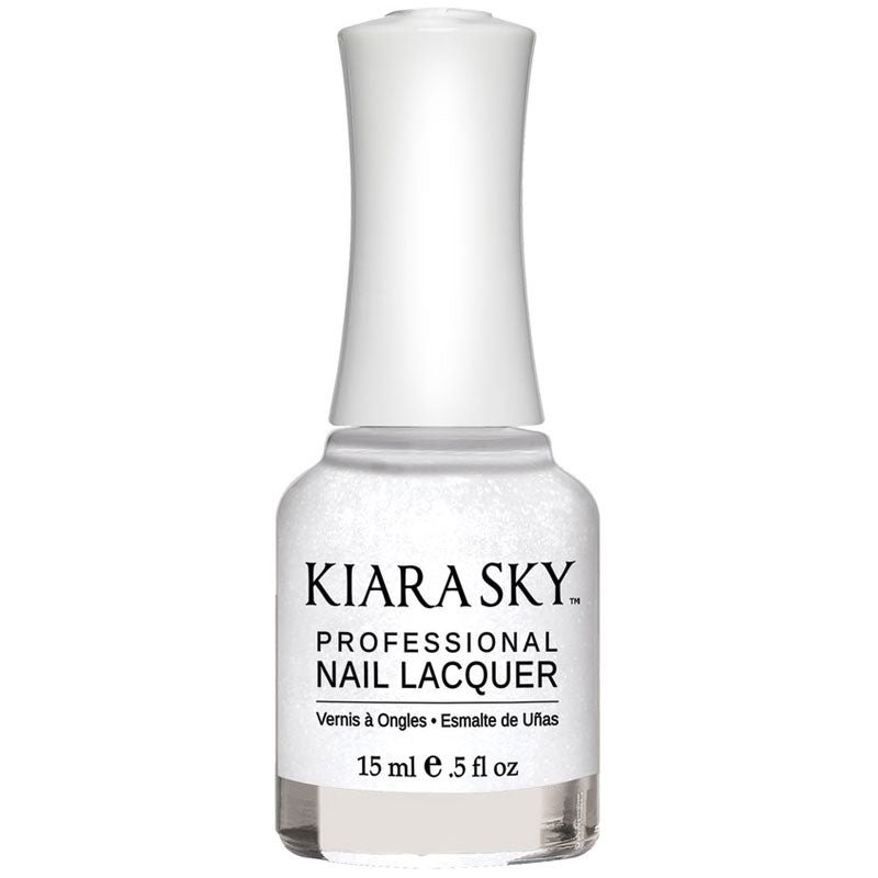 Winter Wonderland | White Shimmer Nail Lacquer | Kiara Sky
