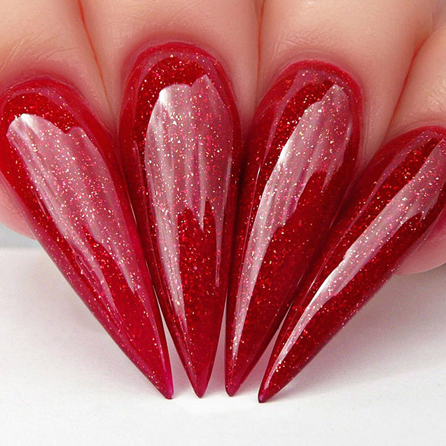 Let's Get Rediculous | Bright Red Dip Powder | Kiara Sky