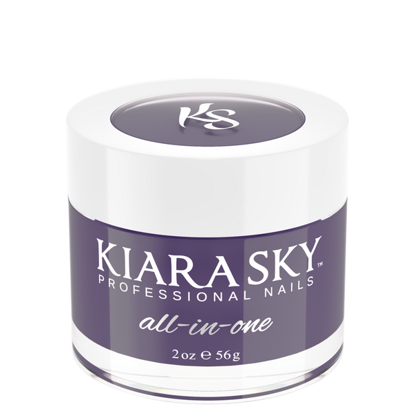 Low Key Kiara Sky Nails Dark Purple Acrylic Dip Powder