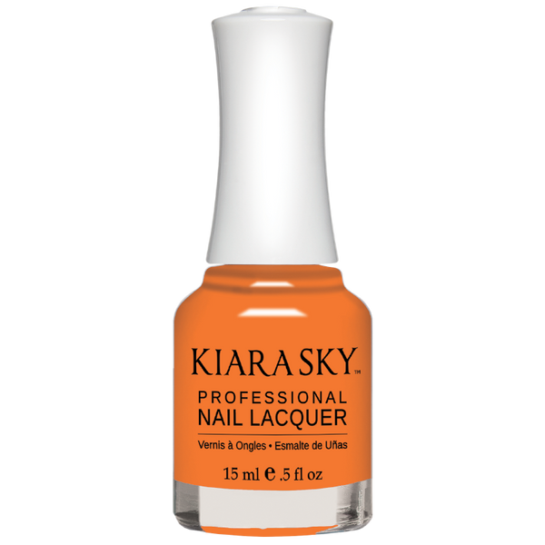 Peachy Keen | Kiara Sky Nails | Neon Orange Nail Lacquer