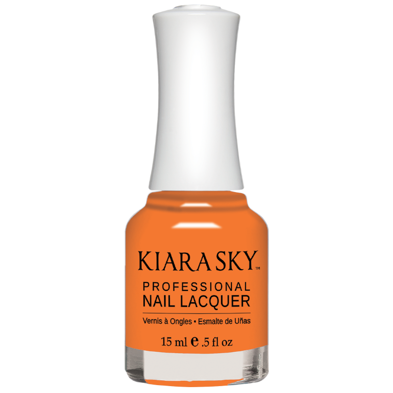 Peachy Keen | Kiara Sky Nails | Neon Orange Nail Lacquer
