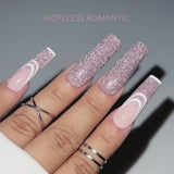 Kiara Sky DiamondFx Hopeless Romantic Gel Polish on nails