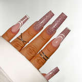 Kiara Sky DiamondFx Hopeless Romantic Gel Polish on nails