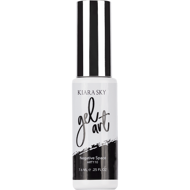 Negative Space gel art bottle