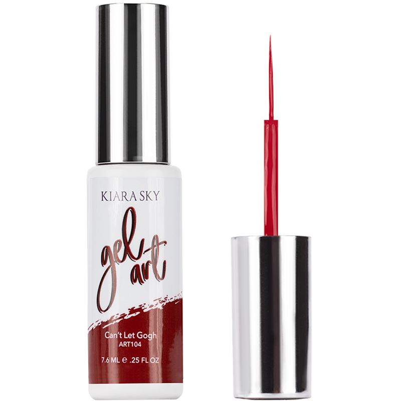 Can’t Let Gogh gel art bottle and upside down lid with applicator