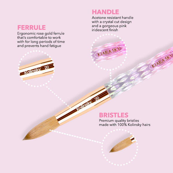 Pink Acrylic Brush Collection