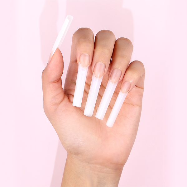Square Nail Tips XXL - Natural