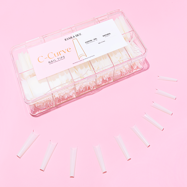 Coffin Nail Tips XXL - Natural