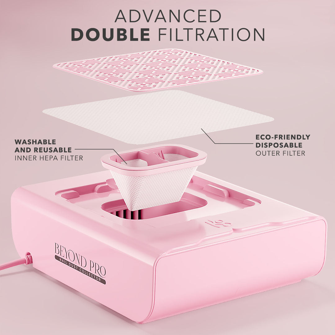 Beyond Pro Nail Dust Collector - Pink