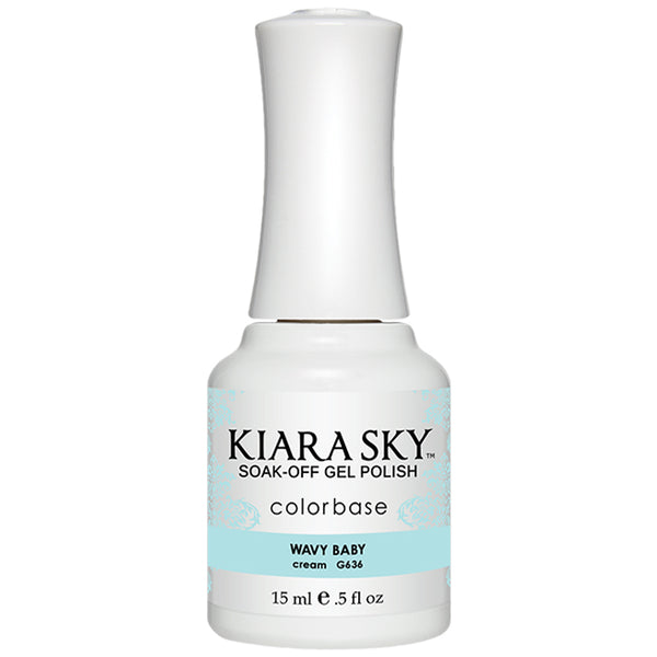 WAVY BABY | Pastel Baby Blue Gel Polish | Kiara Sky