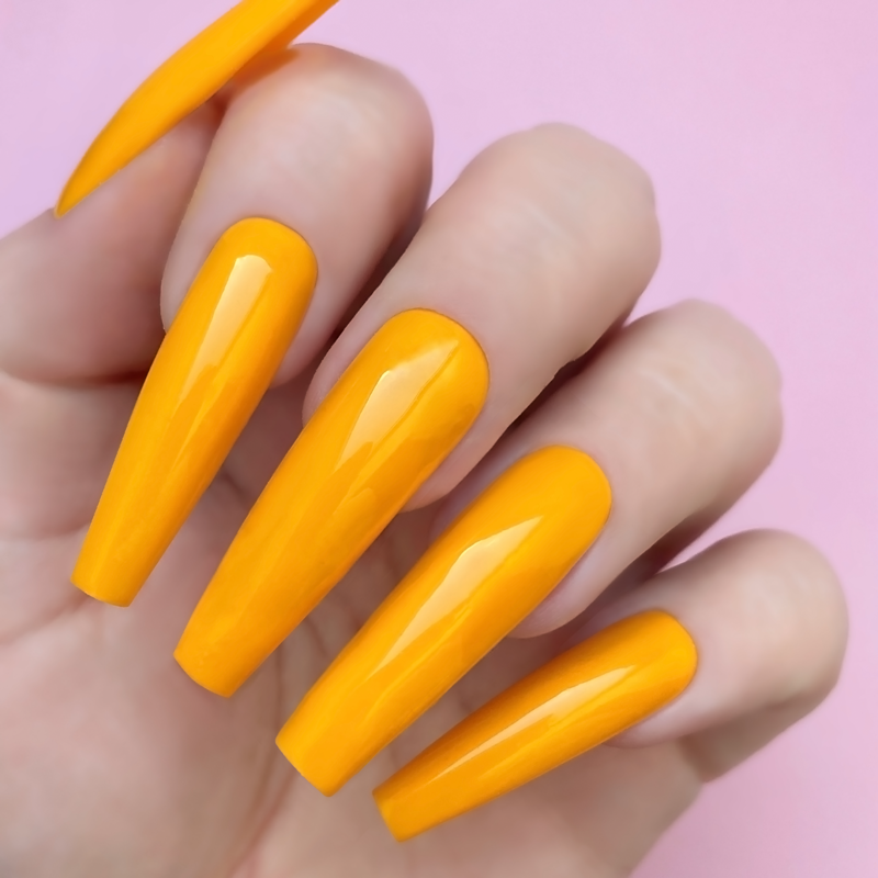 Golden Hour | Kiara Sky Nails | Marigold Yellow Acrylic Dip Powder Golden Hour | Kiara Sky Nails | Marigold Yellow Acrylic Dip Powder