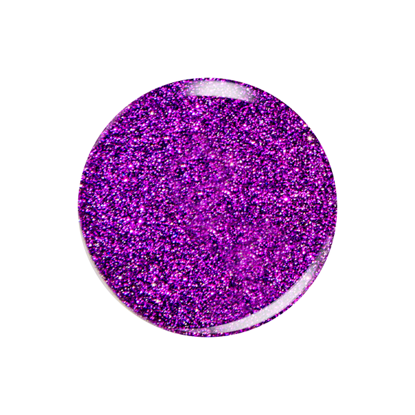 Kiara Sky DiamondFx Grape Idea Gel Polish swatch with light