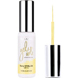 Starry of My Life gel art bottle and upside down lid with applicator