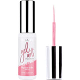 Pigment to Be gel art bottle and upside lid with applicator
