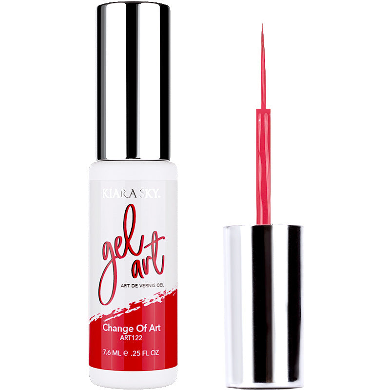 Change of Art gel art bottle and upside cap with applicator