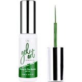 Money in the Banksy gel art bottle and upside down lid with applicator