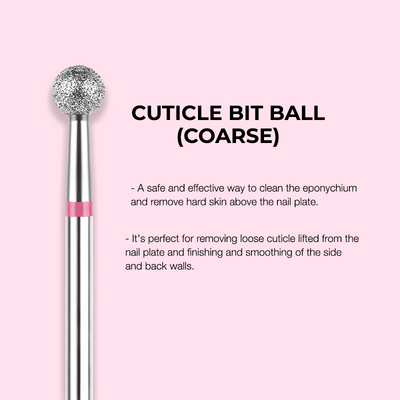 Cuticle Bit Ball Coarse