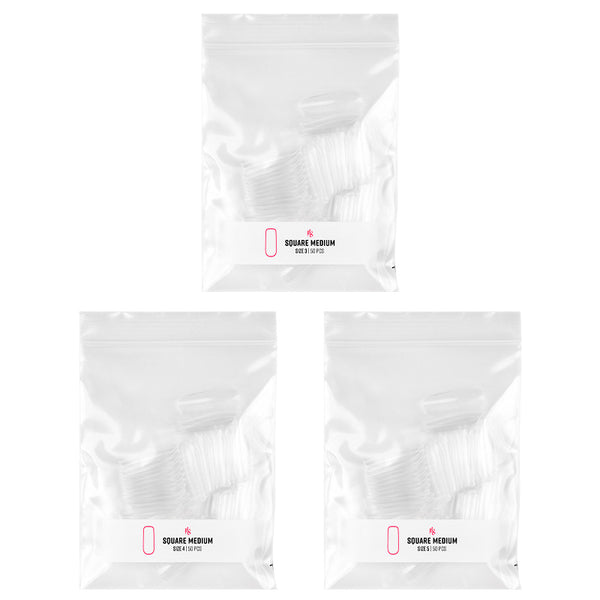 Gelly Tips Refill Pack - Square Medium