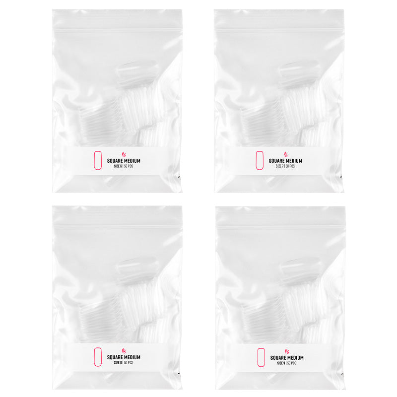 Square Medium Refill Pack | Gelly Tips | Kiara Sky