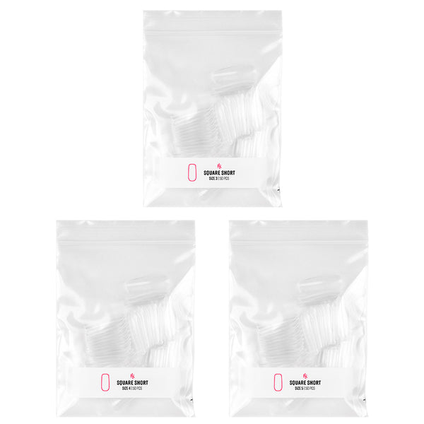 Gelly Tips Refill Pack - Square Short