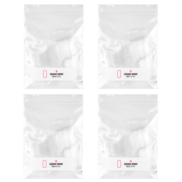 Gelly Tips Refill Pack - Square Short