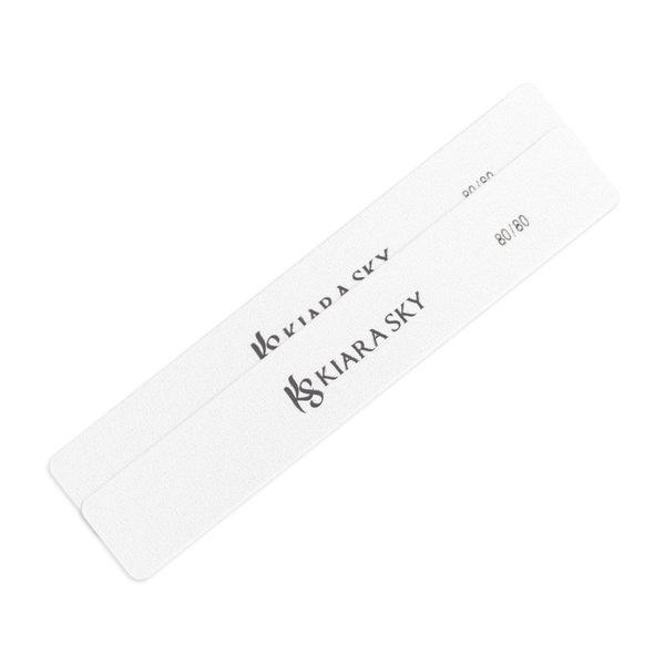 RECTANGLE NAIL FILE 80/80 (2 PIECES)