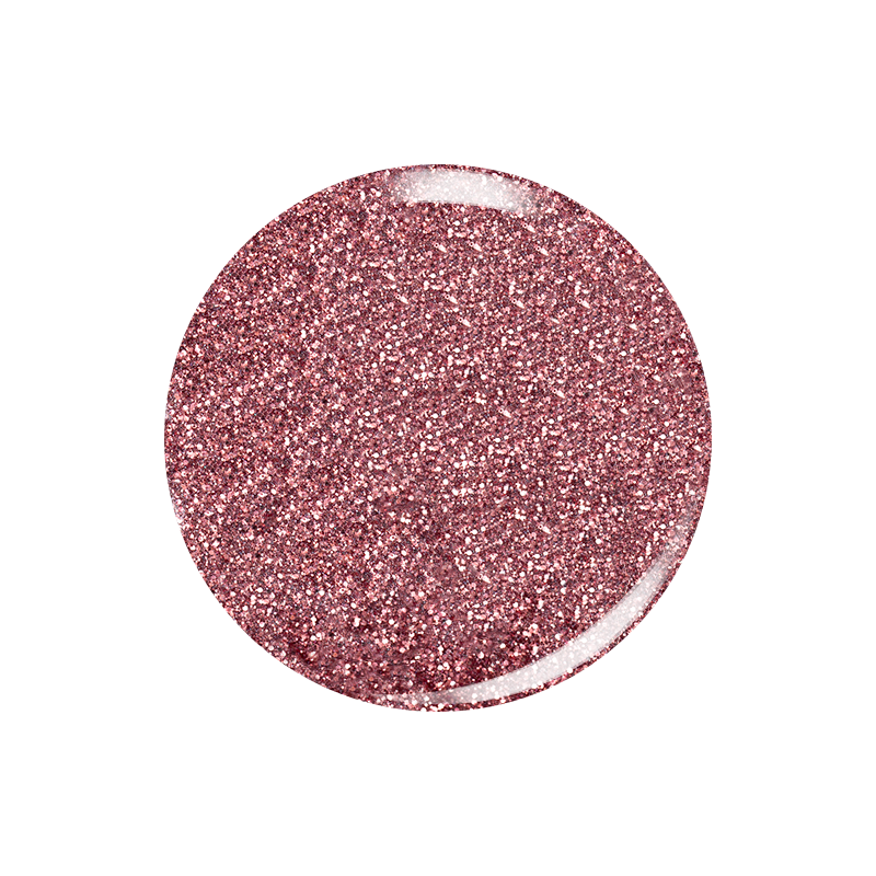 Kiara Sky 1-800-His Loss glitter acrylic dip powder swatch