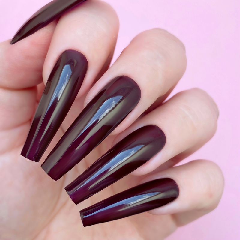 Making Moves | Kiara Sky Nails | Dark Purple Acrylic Dip Powder Making Moves | Kiara Sky Nails | Dark Purple Acrylic Dip Powder