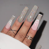 Kiara Sky DiamondFx Ma-Holo dip powder on nails