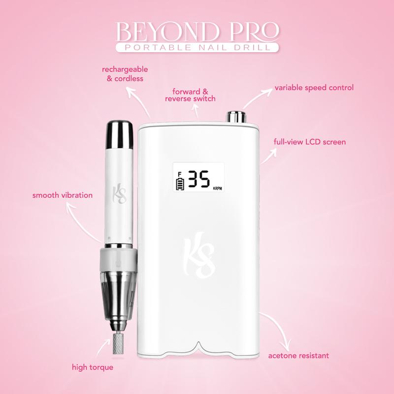 Portable Nail Drill - Pink 4