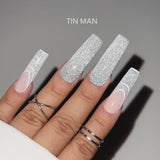 Kiara Sky DiamondFx Tin Man dip powder on nails