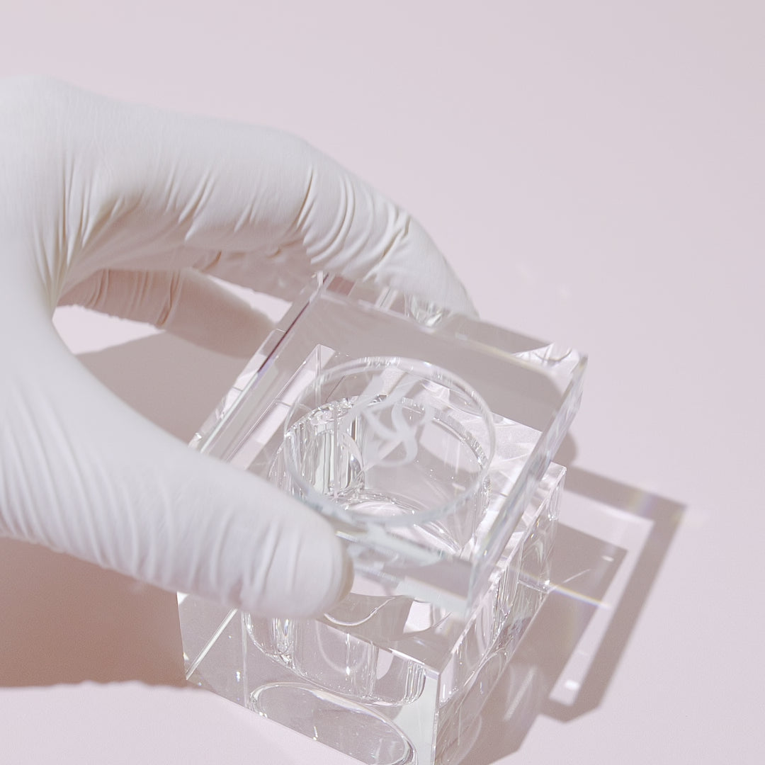 Kiara Sky Dappen Dish in use