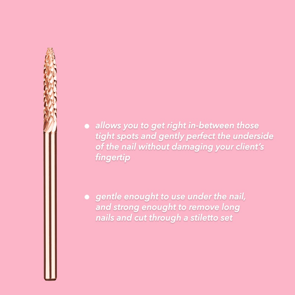 Kiara Sky Under Nail Cleaner Drill Bit features