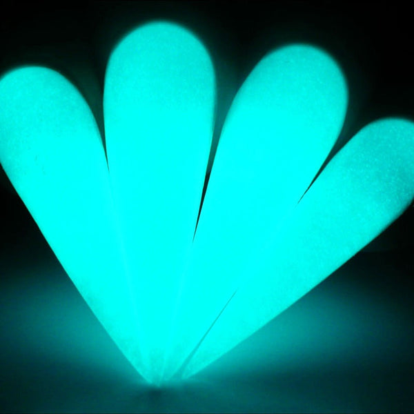 DG146 Glowing Stiletto Nails