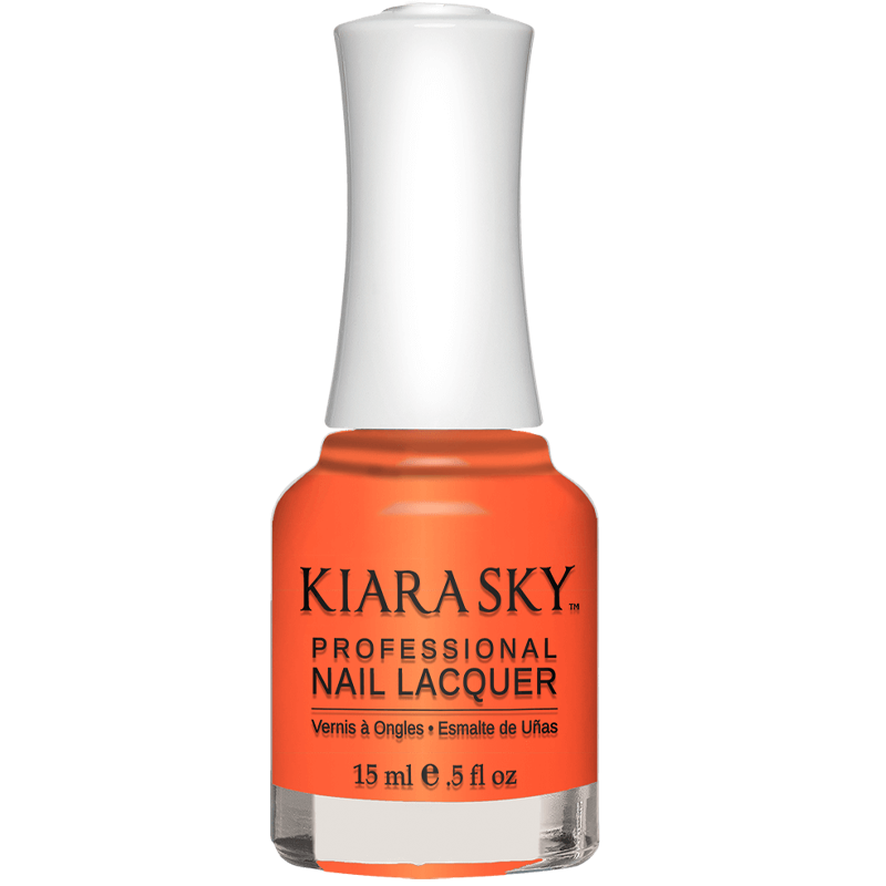 Peach-A-Roo | Orange Nail Polish | Kiara Sky