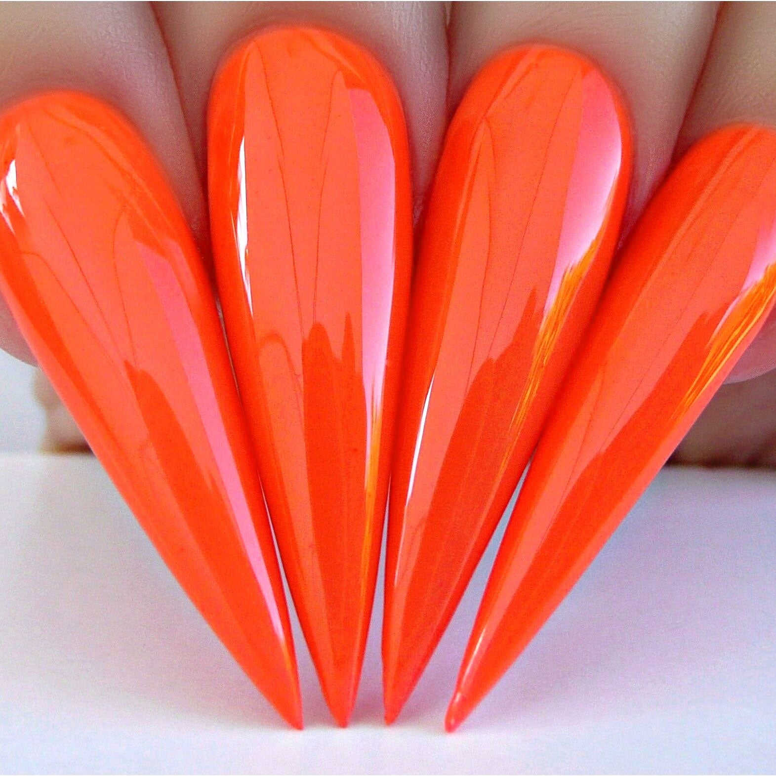 Peach-A-Roo | Orange Nail Polish | Kiara Sky