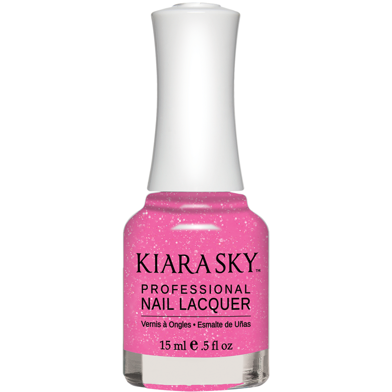 That's Phat | Neon Pink Glitter Nail Lacquer | Kiara Sky